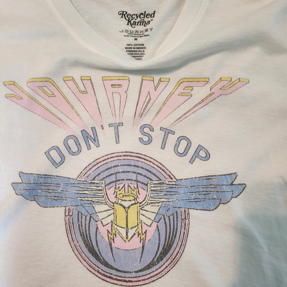 Recycled Karma Journey Graphic Tee Sz Med